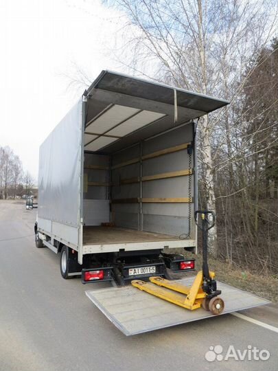 Грузоперевозки с гидробортом 1-12 тонн. Москва/мо