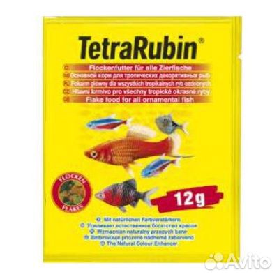 Tetra Rubin 12�гр корм в хлопьях для улучшения окра