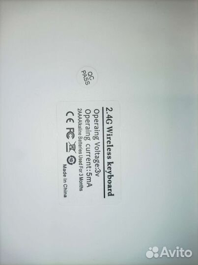 Беспроводная клавиатура и мышь 2.4G