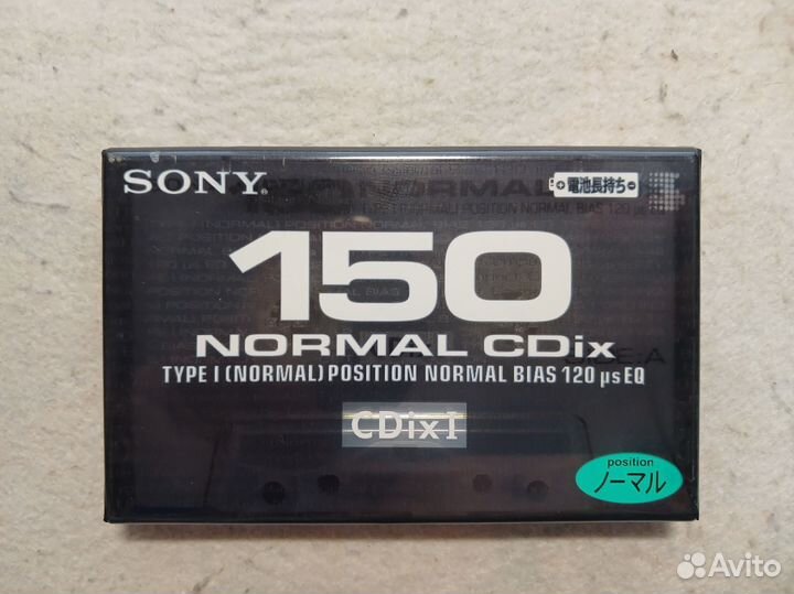 Аудиокассета sony CDix I 150