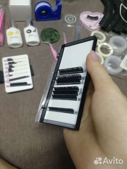 Ресницы для наращивания бу