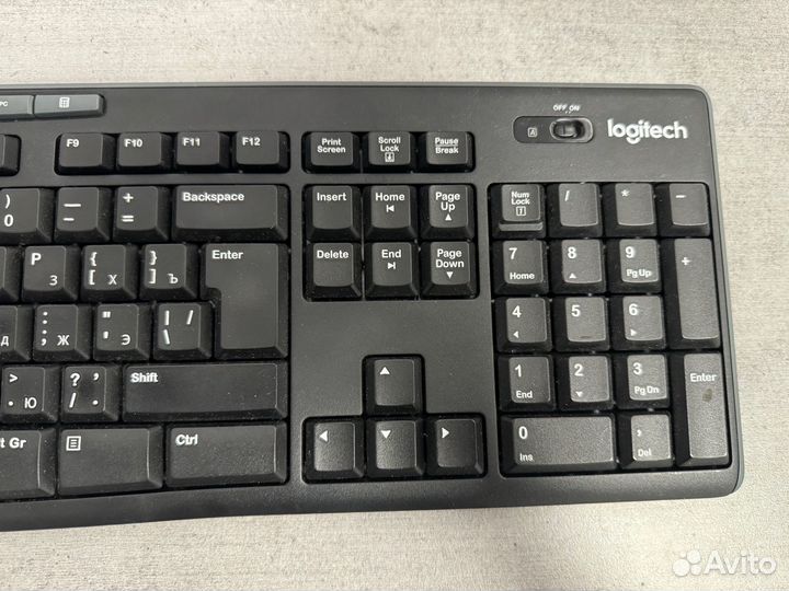 Комплект клавиатура и мышь беспроводные Logitech