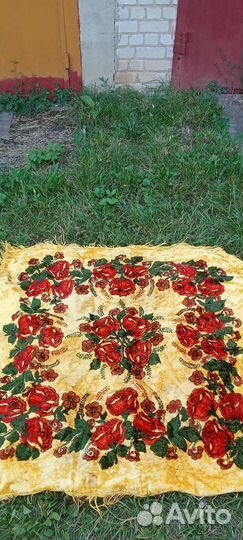 Плюшевая скатерть СССР