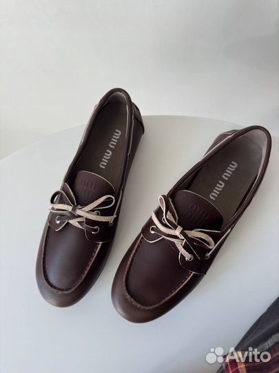 Лоферы Miu Miu