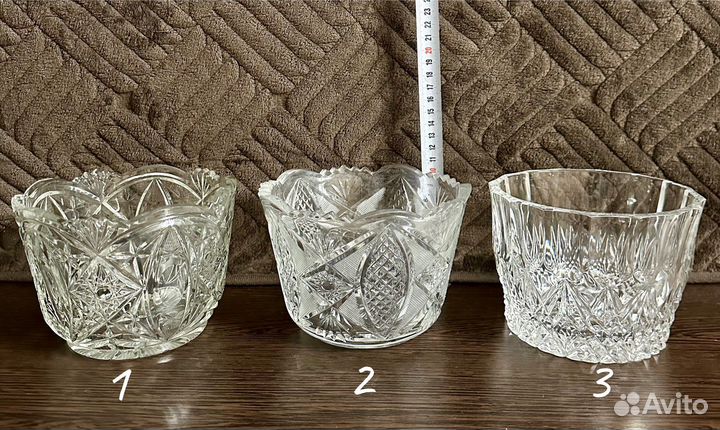 Хрустальная посуда СССР