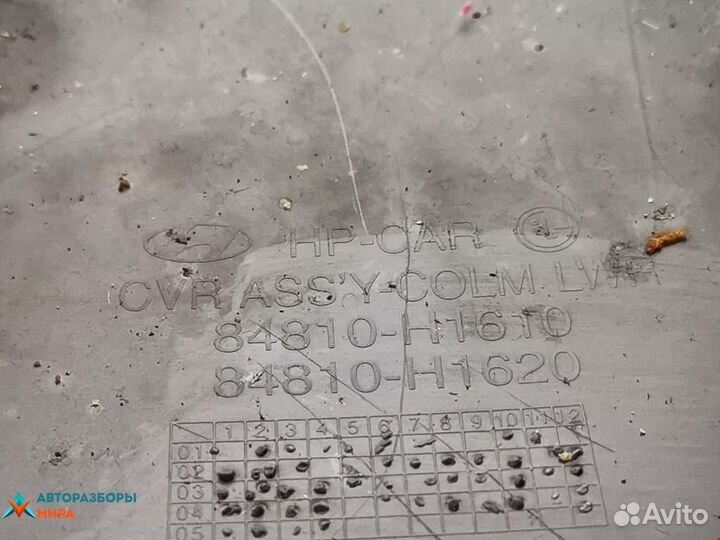 Кожух рулевой колонки Hyundai Terracan рест. 2005