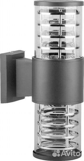 Светильник на стену цилиндр DH0802 серый 06299