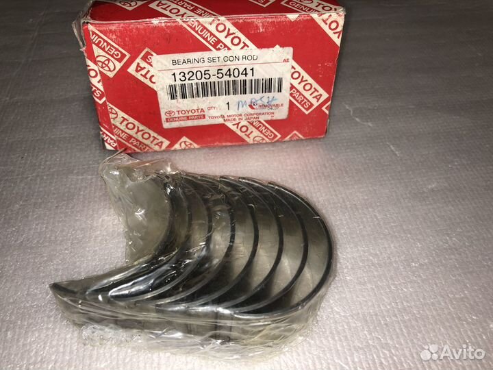 Вкладыши шатунные toyota 1320554041