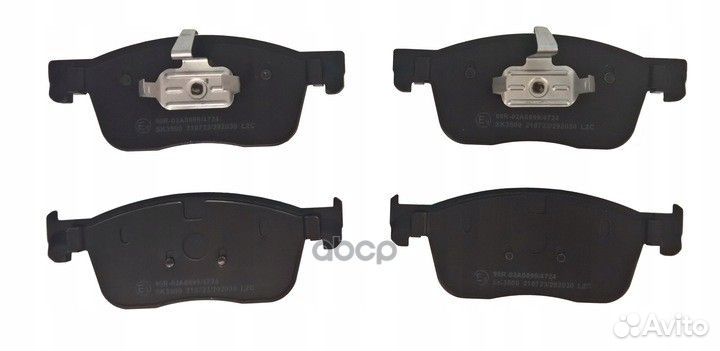 Колодки тормозные дисковые 1675991780 eurorepar