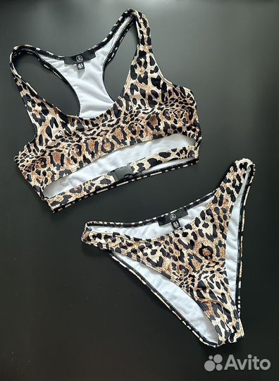 Купальник Missguided леопардовый