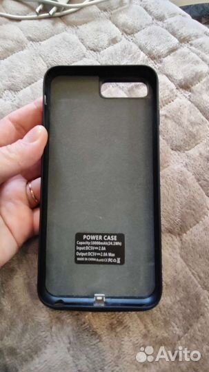 PowerCase для iPhone 8+/7+/6/6s+ plus на 10000mAh