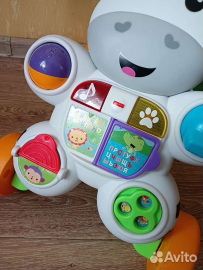 Ходунки каталка зебра fisher price