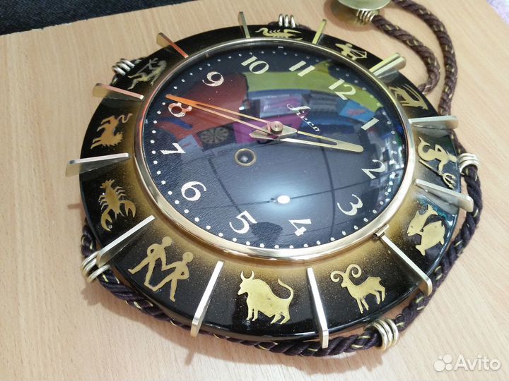 Ретро механические настенные часы Sieco гдр 1965