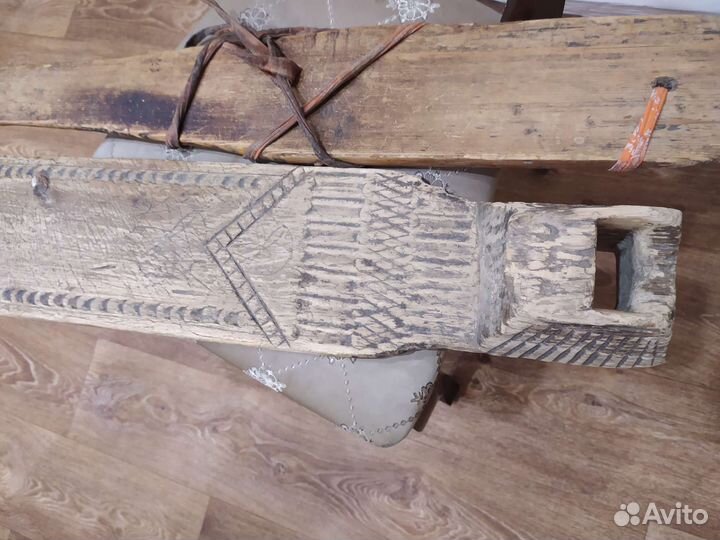 Прялка деревянная старинная, массив дерева