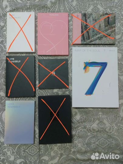 Альбомы BTS с плакатами официальными