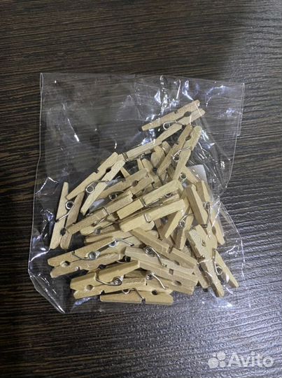 Прищепки декоративные 2,5 см