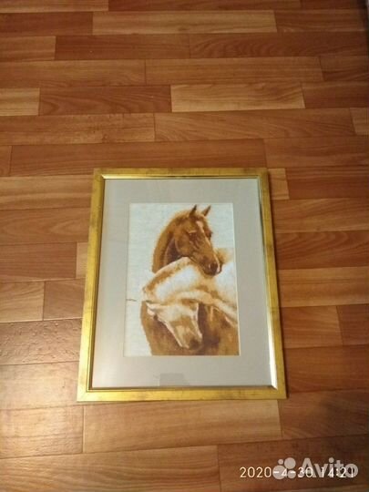 Картина вышитая крестом 