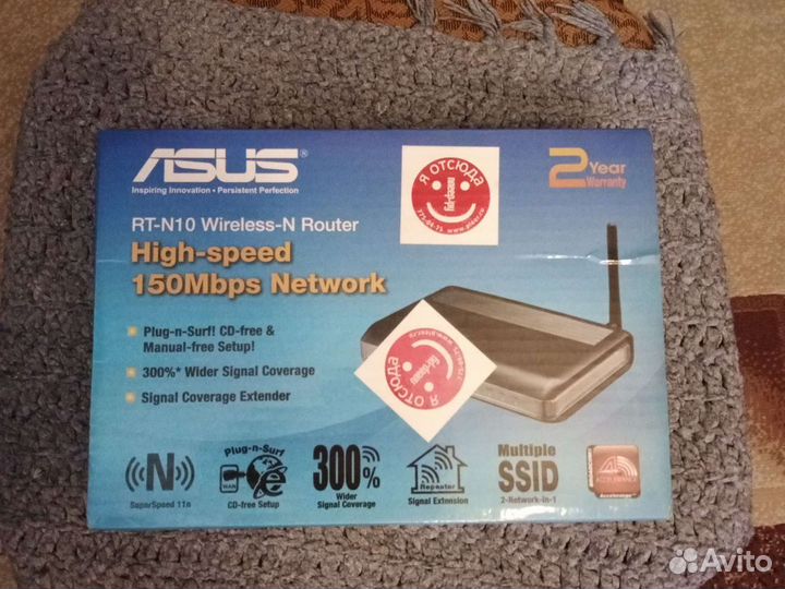 Роутер asus RT-N10