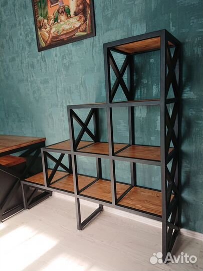 Мебель из металла, лдсп и мдф в стиле лофт