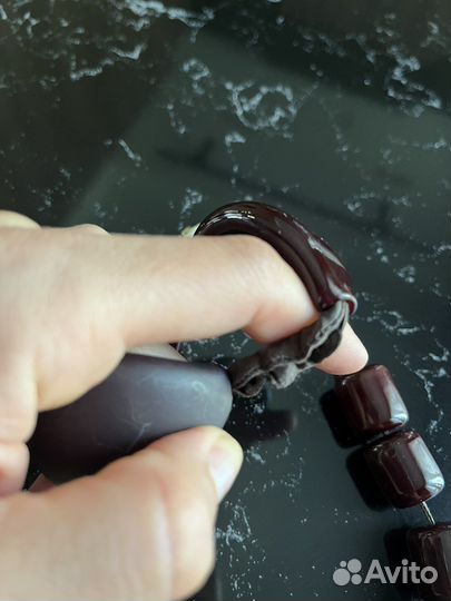 Комплект бусы и браслет