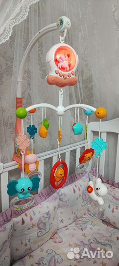 Мобиль зверята (можно для двойни)