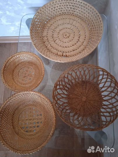 Корзинки из соломки