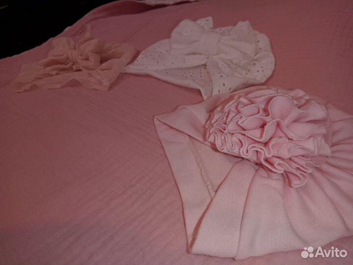 Чалма для новорожденной 3 шт