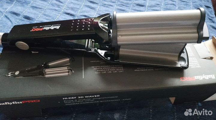 BAB 2469TTE плойка волна тройная Babyliss Pro