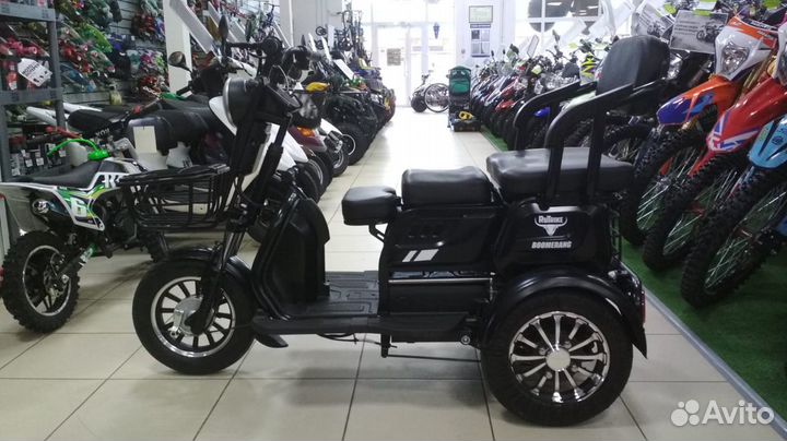 Трицикл электрический Rutrike Бумеранг