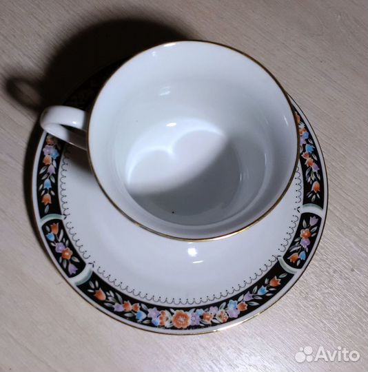 Чайная пара Фарфор Китай конец 1980 х