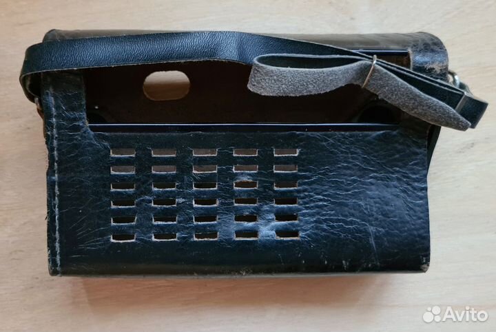 Кожаный чехол СССР от радиоприёмника 