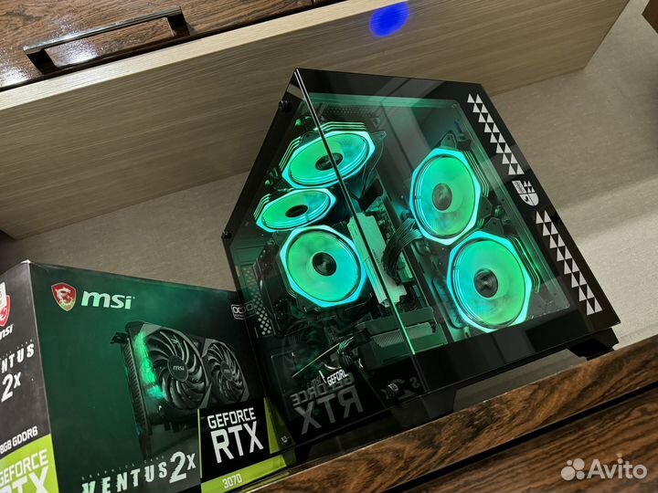 Игровой пк RTX 3070, Ryzen 5 5600, 16DDR4, m2