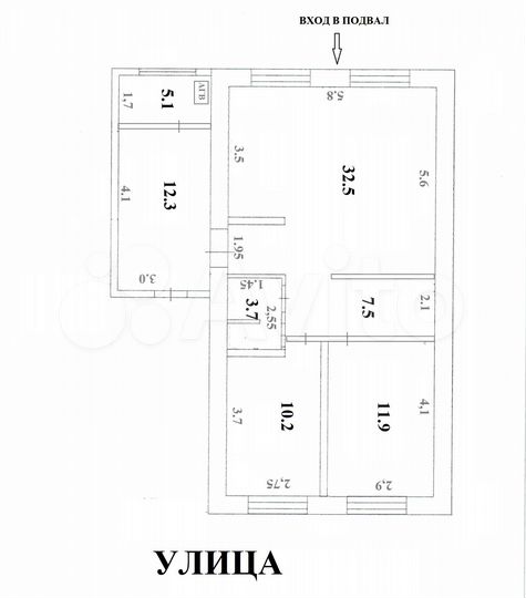 Таунхаус 82 м² на участке 9,5 сот.