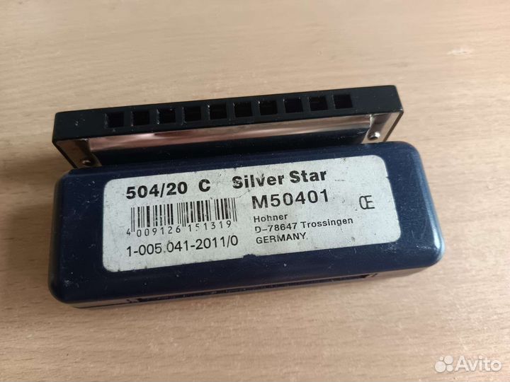Немецкая губная гармошка hohner Silver Star C
