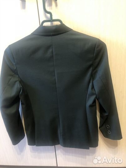 Пиджак зеленый для первоклассника