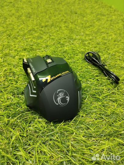 Игровая мышь беспроводная GW X7, 3200DPI, RGB, бес