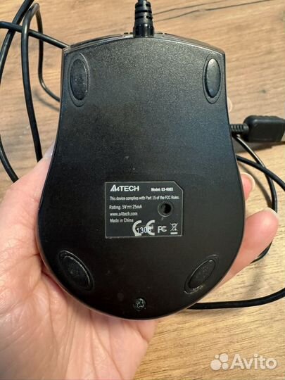 Мышь проводная a4tech