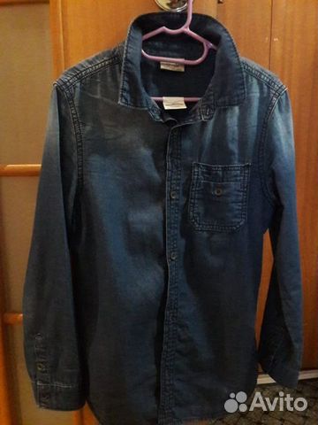 Рубашка джинсовая