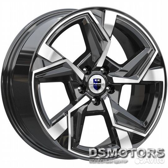 Диски Кайан 7.5/18 5x112 ET43 d57.1 алмаз чёрный