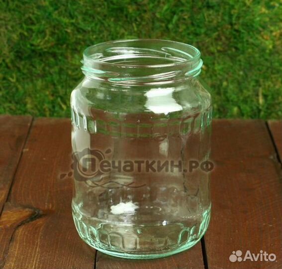 Стеклянная банка «Фацет», 0.72 л, то-82