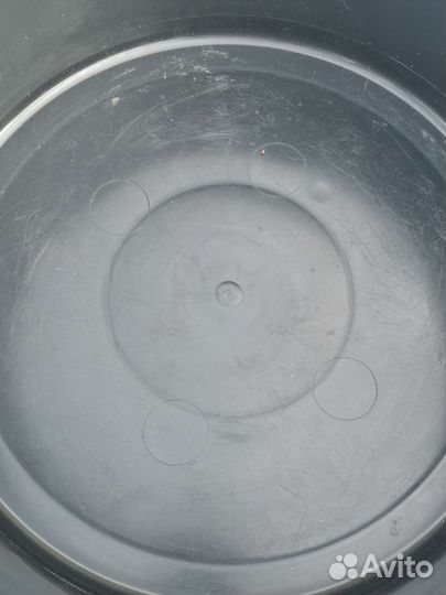 Кашпо корзина из искусственного ротанга