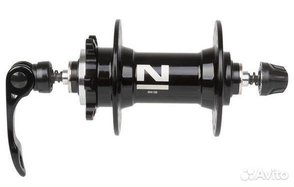 Втулка передняя Novatec 32 сп. под диск.торм. 100