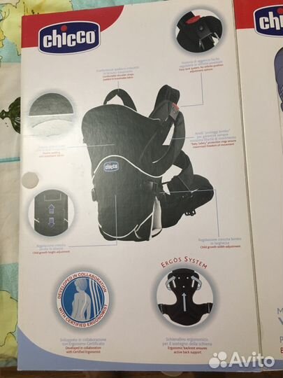 Переноска -рюкзак Кенгуру для детей Chicco от 3,5