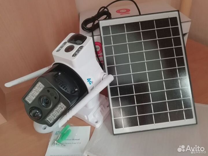 Камера видеонаблюдения 4G на солнечных батареях