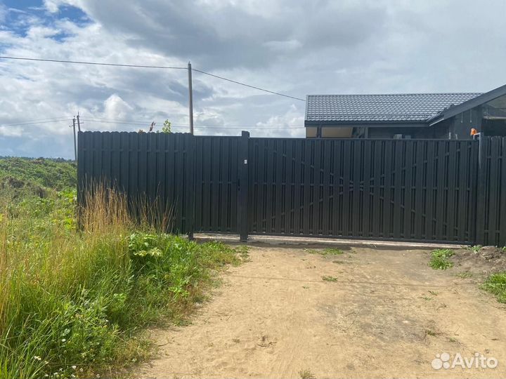 Откатные ворота 4000х1900мм i-2564