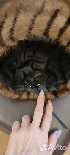 Шапка норковая женская