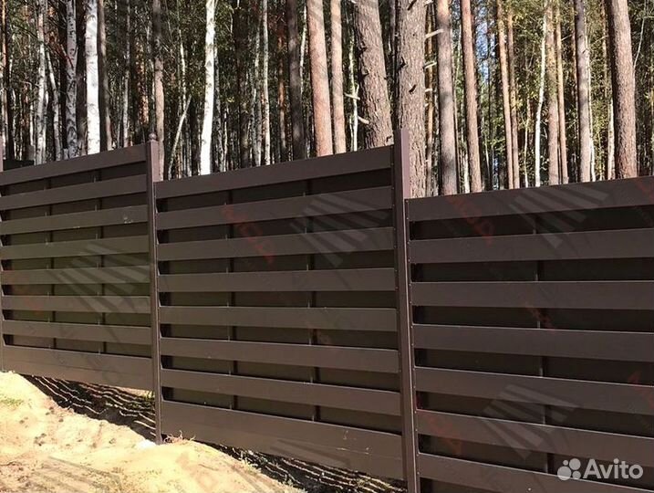 Забор Ранчо горизонтальный