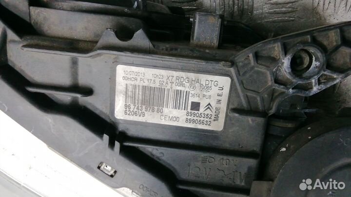 Фара Citroen C5 (2008-2015)