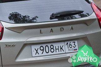 Спойлер чистое стекло нижний под стекло LADA Xray
