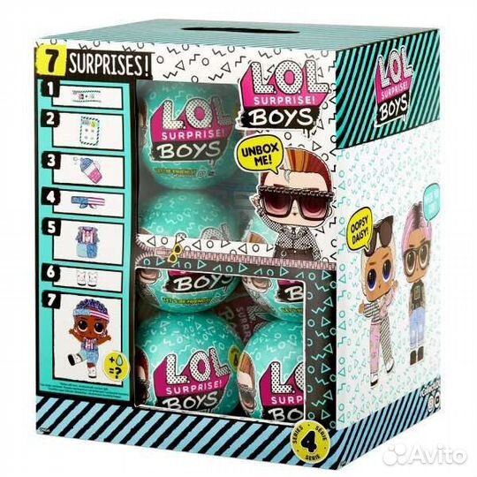 Кукла лол мальчик boys 4 серия